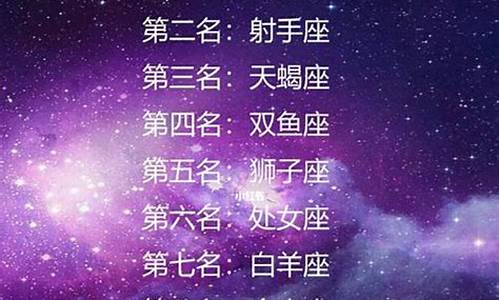 十二星座颜值排名天秤-十二星座颜值排名天秤座和射手座